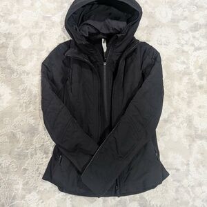 Lululemon Another Mile Black Hooded Jacket